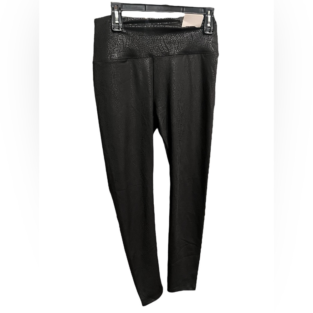 Simply Verawang high rise live in faux leather shopping leggings